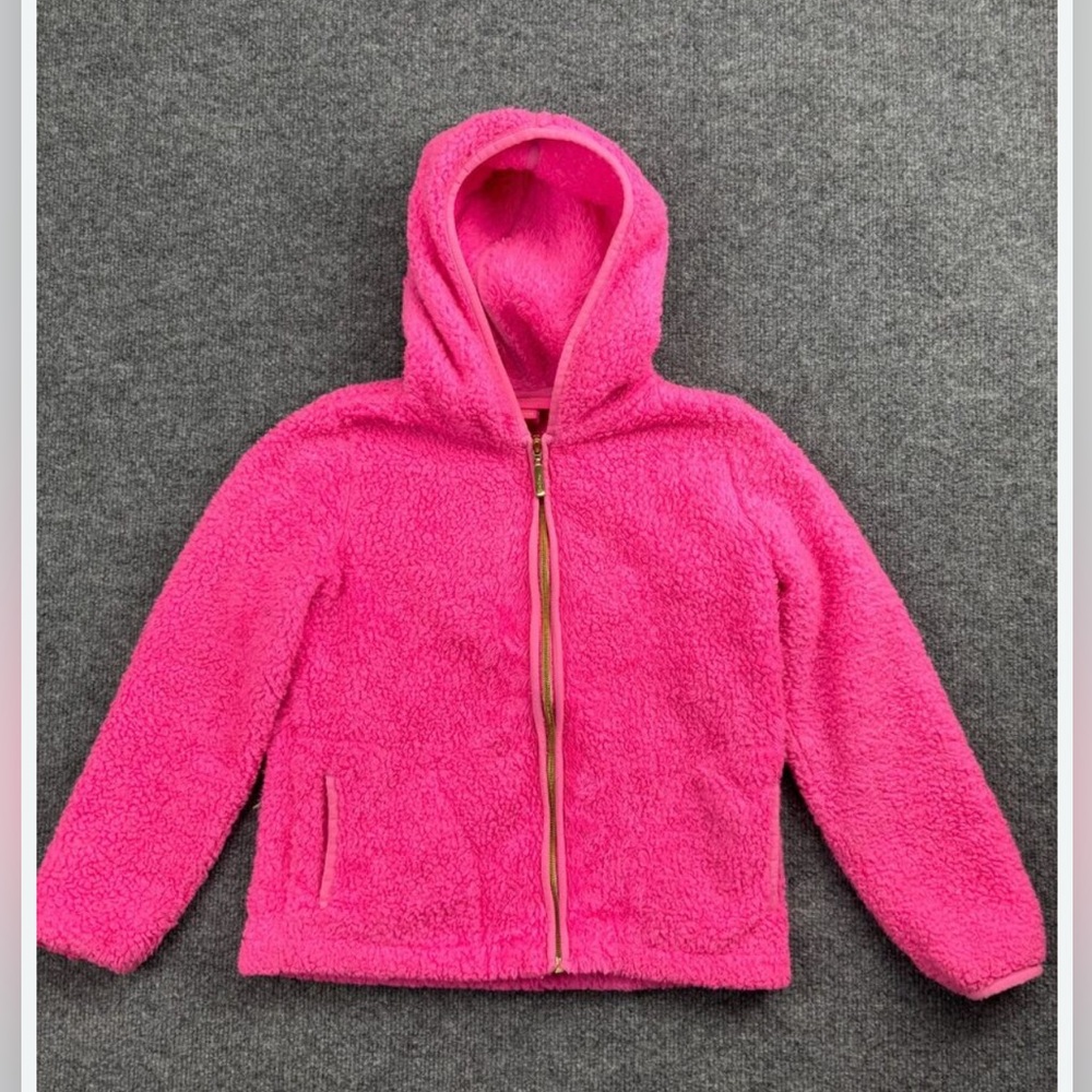 Lilly Pulitzer Cozy Pink Fleece Kids Hoodie